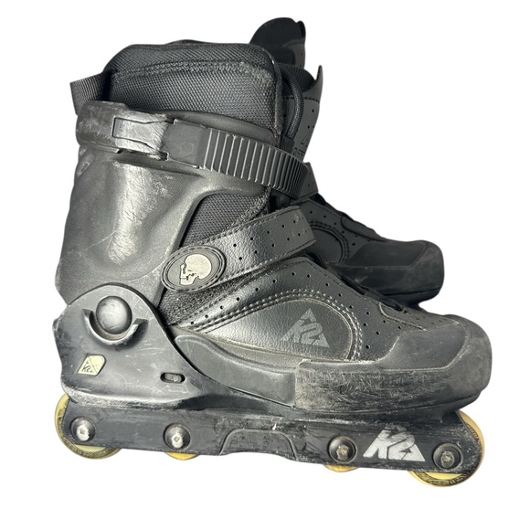 K2 Fatty Pro Aggressive Inline Skates Adult size 7 RARE